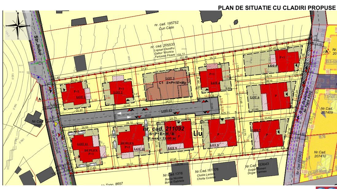 Teren Intravilan de vânzare zona Dealuri, Strada Jiului | primego.ro