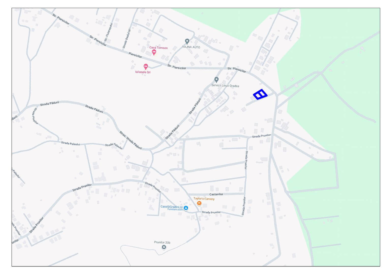 Teren intravilan de vânzare 854mp Paleu / Strada Piersicilor | primego.ro