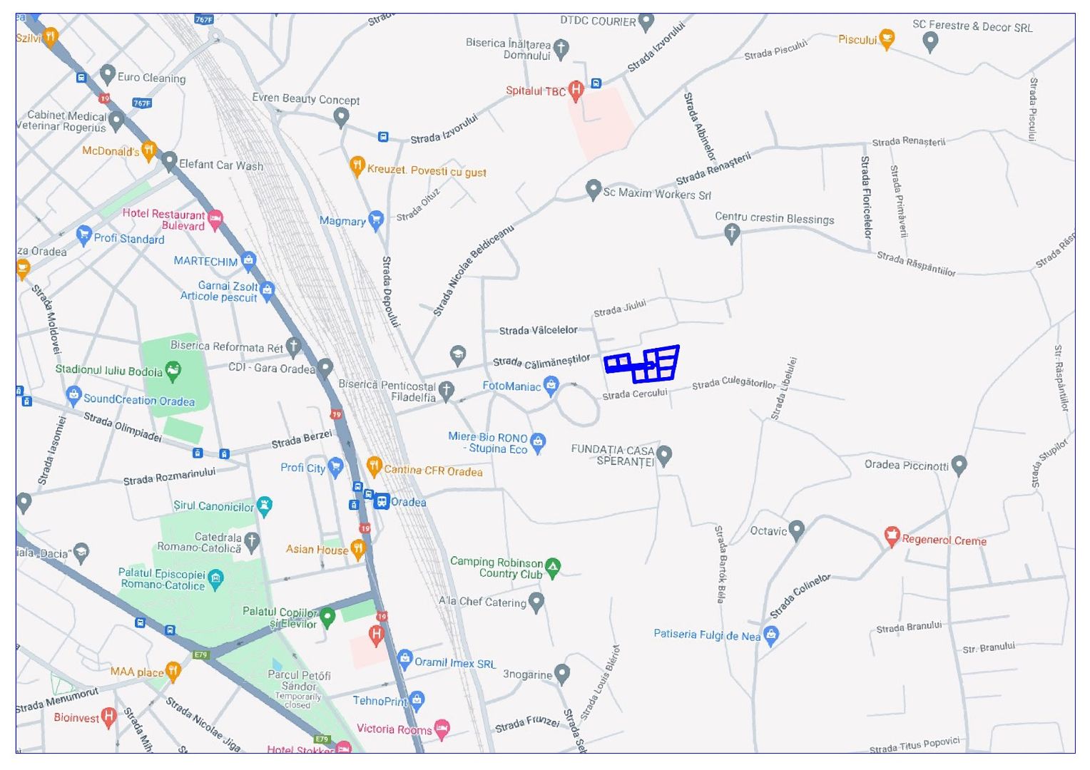 Teren Intravilan de vânzare zona Dealuri, Strada Jiului | primego.ro