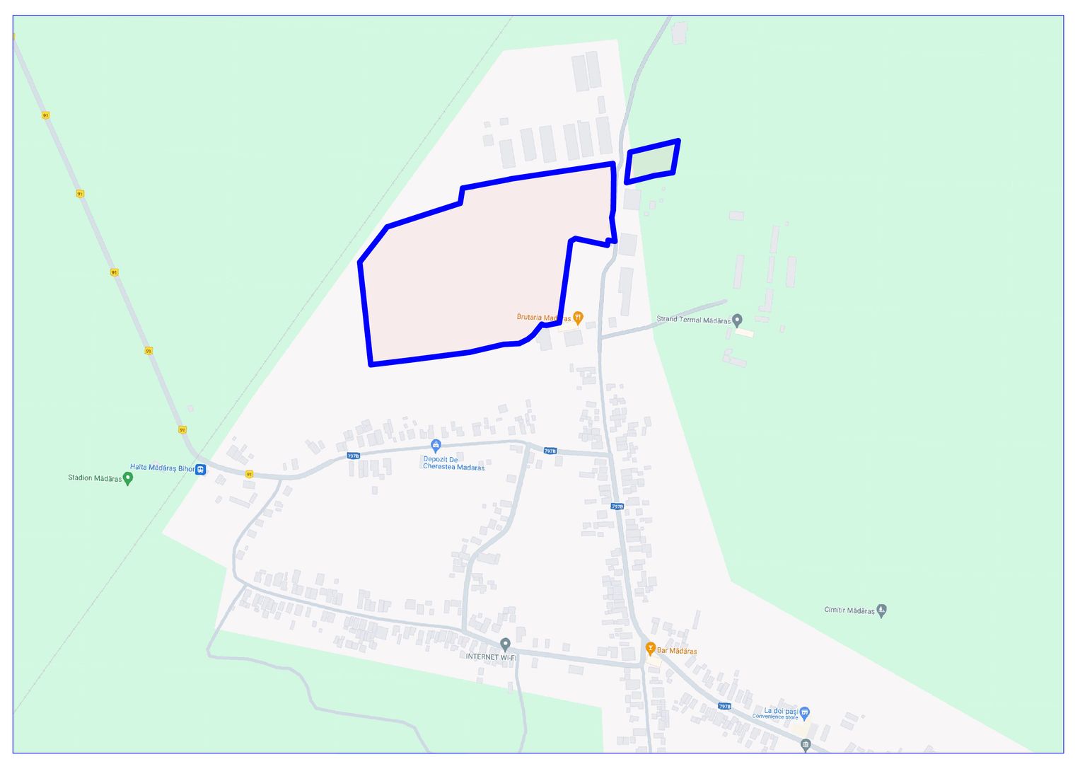 De vânzare, Teren industrial, 9 Ha Mădăras, județul Bihor | primego.ro