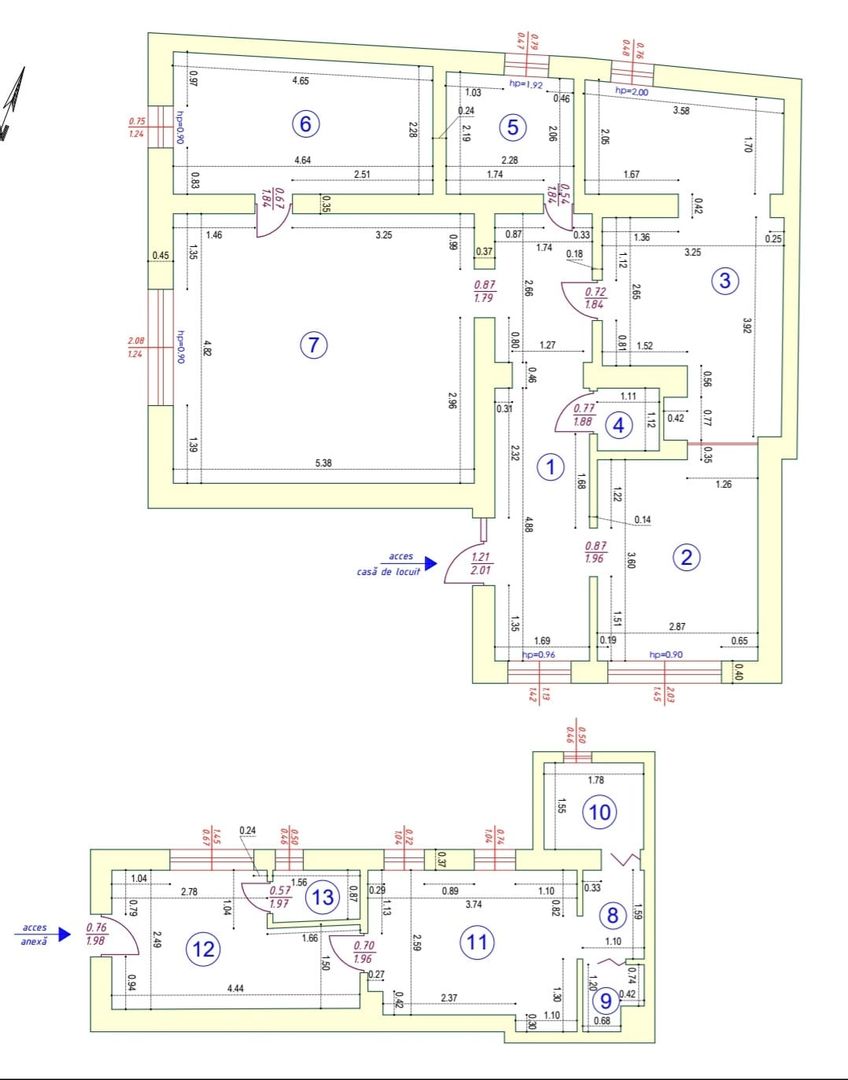 Casă 3 camere, de închiriat în zona ultracentrală, Str. George Coșbuc | primego.ro