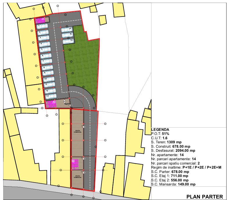 Teren de vânzare dezvoltare, zona ultracentral, Iuliu Maniu, Oradea | primego.ro